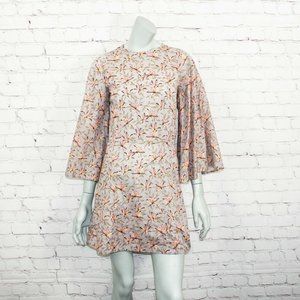 ACACIA Women's Manu Dress in Lily Print Bell sleev